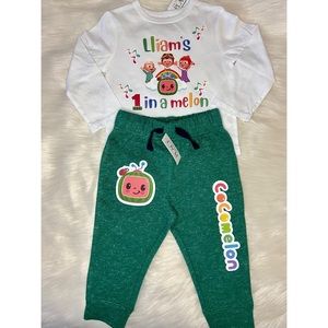NEW Customized Cocomelon design for 1st Birthday size 12-18mos
